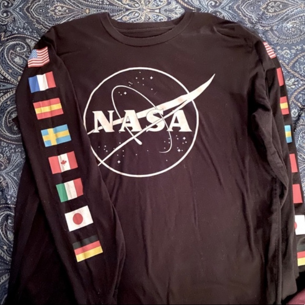 long-sleeve nasa shirt